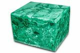 Wide Malachite Jewelry Box - DR Congo #335705-1